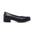 Ballerine comfort nere in pelle con tacco 3 cm Formawell, Donna, SKU w016000212, Immagine 0